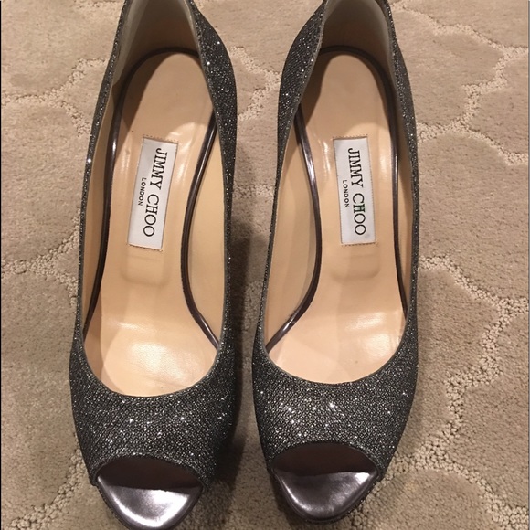 Jimmy Choo open toe shoes